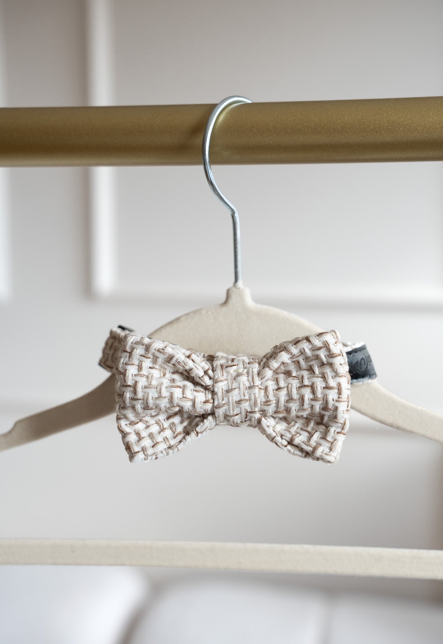 [WZOR] Kokarda/Mucha TWEED - dodatek do obroży i szelek Psiumpel, dla Psa i dla Ciebie, spaceruj modnie i wygodnie