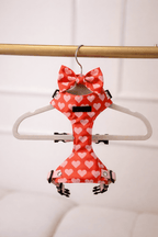 Kokarda/Mucha HEARTS - dodatek do obroży i szelek Psiumpel, dla Psa i dla Ciebie, spaceruj modnie i wygodnie