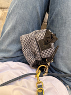 Saszetka na smaczki TWEED BLUE Psiumpel, dla Psa a nawet kota i dla Ciebie, spaceruj modnie i wygodnie