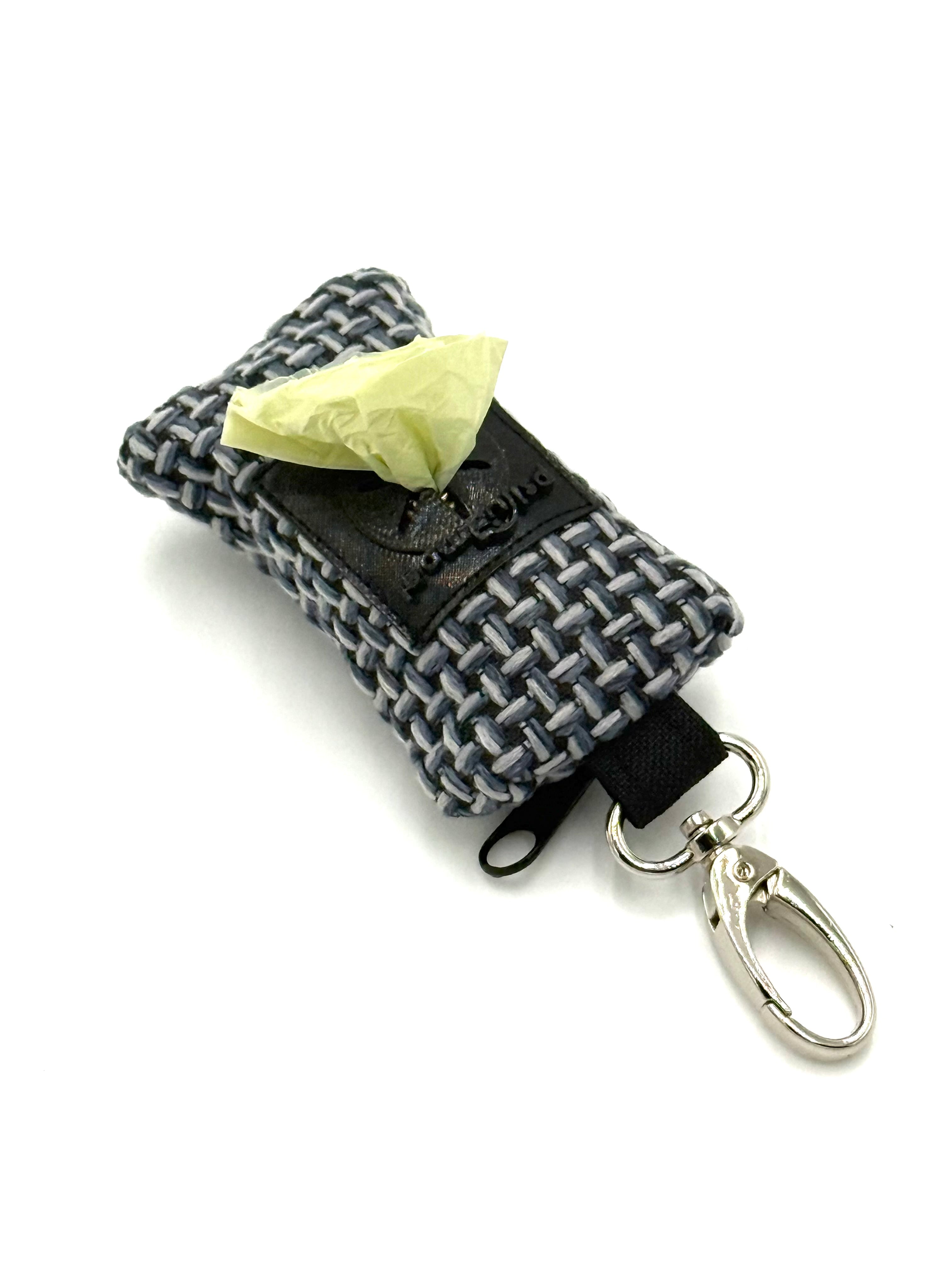 Etui na woreczki TWEED BLUE