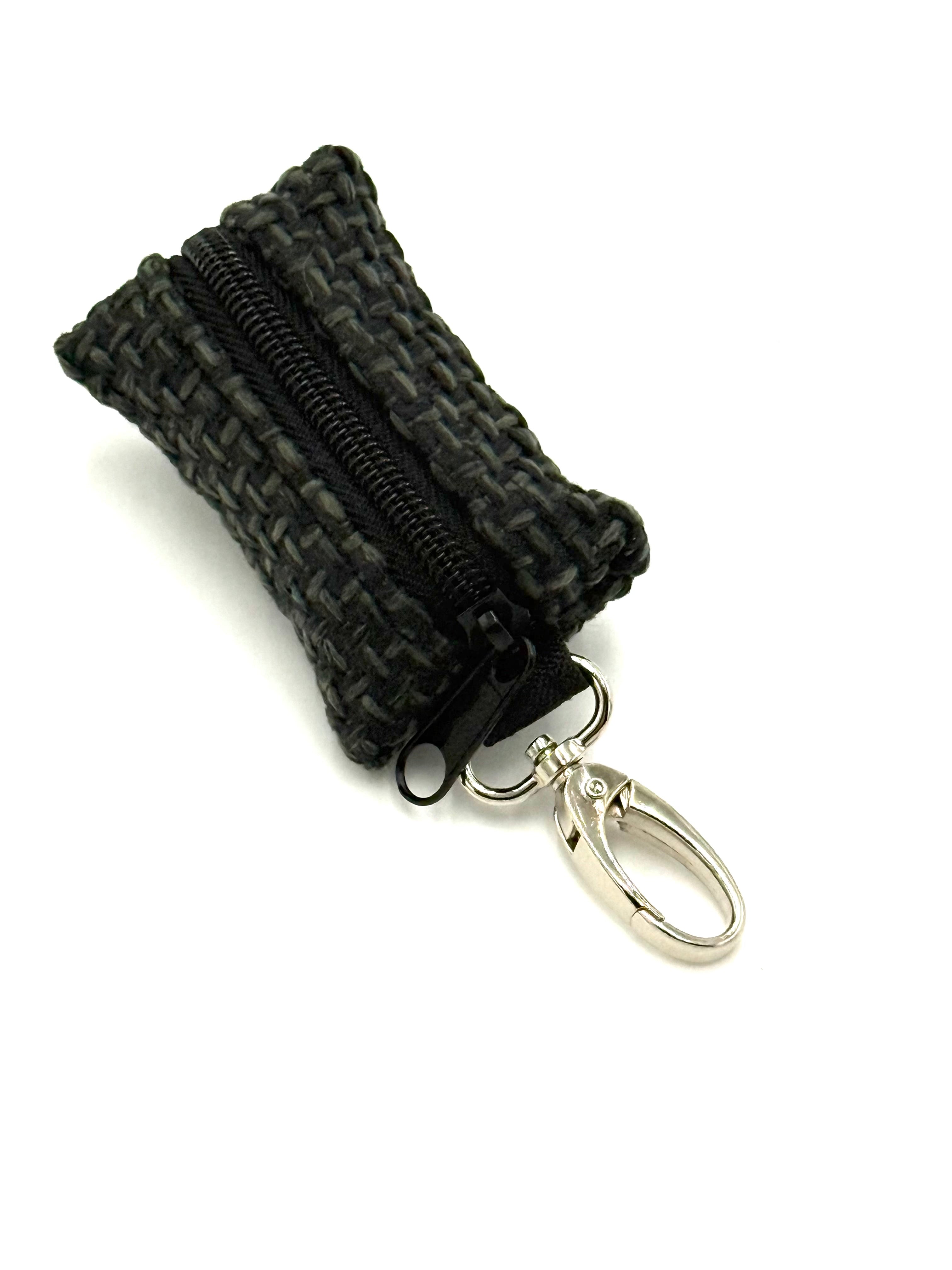 Etui na woreczki TWEED BLACK