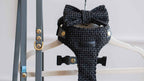 Bezuciskowe szelki guard - TWEED BLACK Psiumpel, dla Psa i dla Ciebie, spaceruj modnie i wygodnie