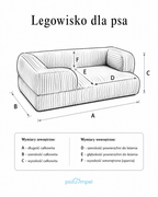 Legowisko ortopedyczne Divano Psiumpel, dla Psa i dla Ciebie, spaceruj modnie i wygodnie