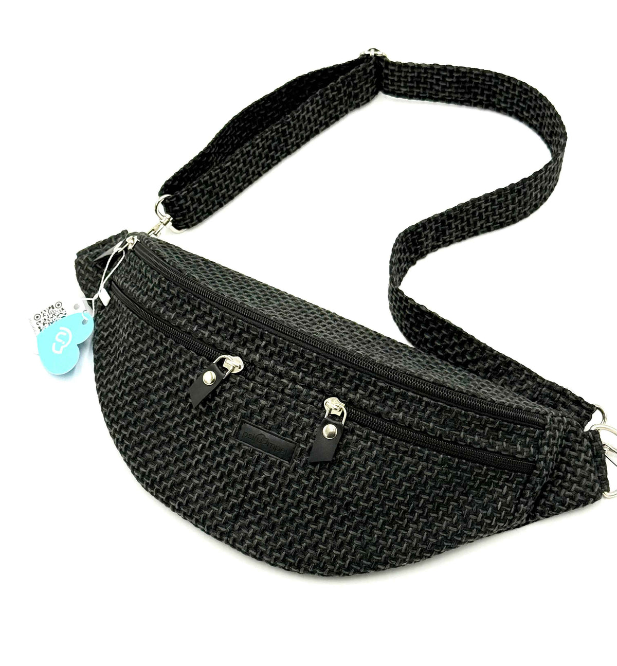 Nerka TWEED BLACK z dwoma zamkami Psiumpel, dla Psa i dla Ciebie, spaceruj modnie i wygodnie