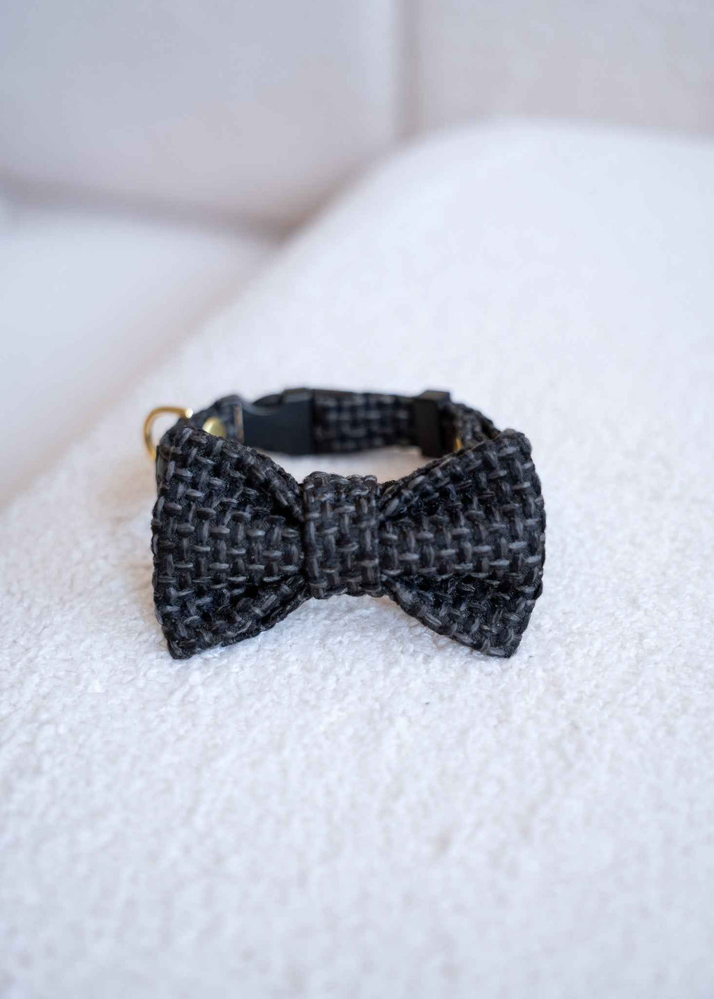 Obroża TWEED BLACK Psiumpel, dla Psa i dla Ciebie, spaceruj modnie i wygodnie