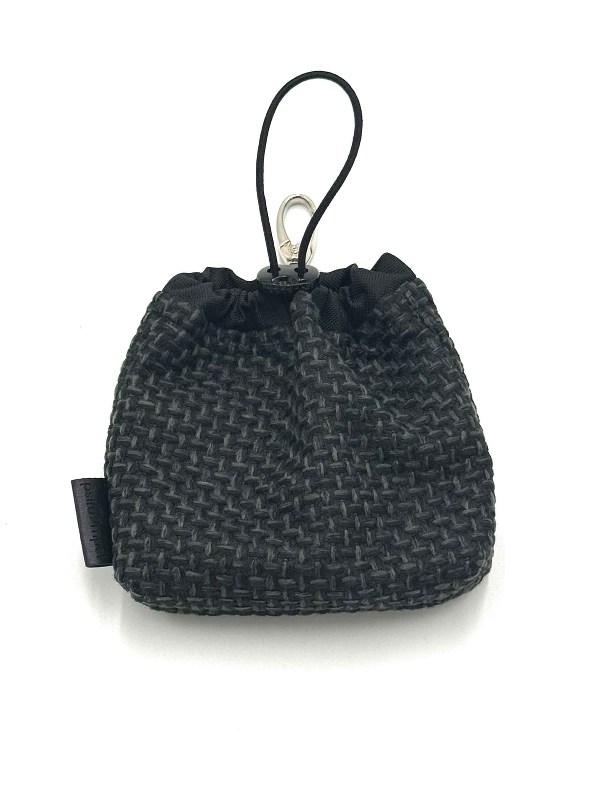 Saszetka na smaczki TWEED BLACK Psiumpel, dla Psa i dla Ciebie, spaceruj modnie i wygodnie